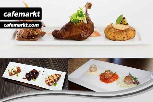 Trio ana yemek sunum