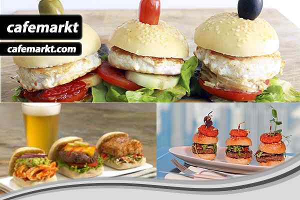 Trio fast food sunum