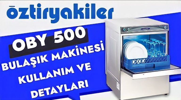 Öztiryakiler OBY 500 Endüstriyel Bulaşık Makinesi